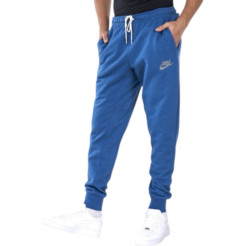 Nike Sportswear Revival Club Fleece Joggers Marina Blue Men’s S New W/Out Tags